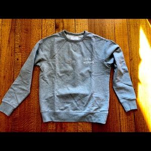 Everlane 100% Human Gray Sweatshirt